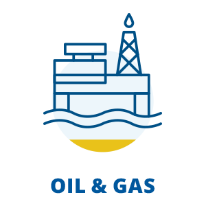 Industries - Oil & Gas oil and gas icon