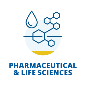 pharmaceutical and life science icon
